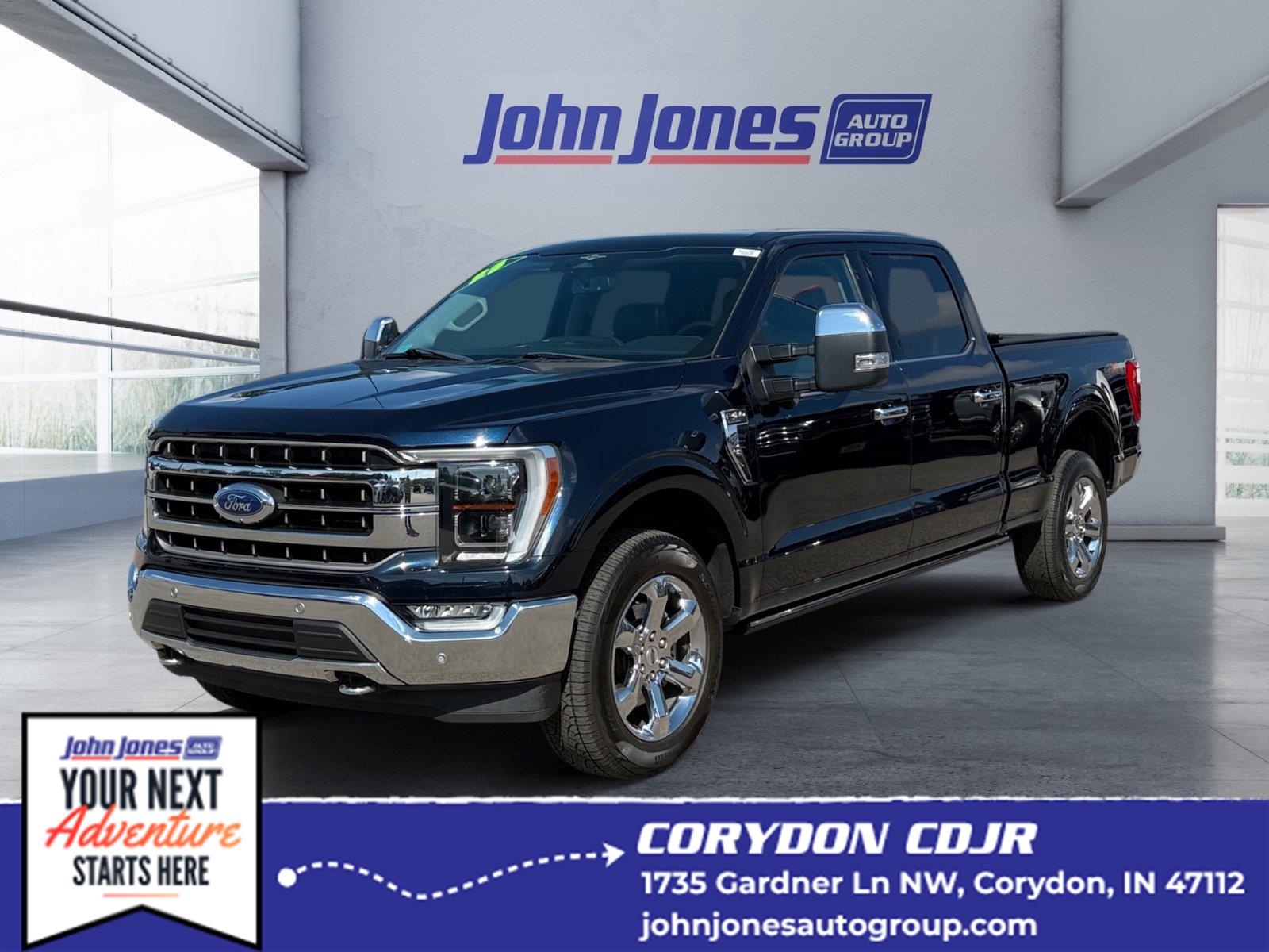 Antimatter Blue 2023 Ford F-150 Pickup Truck Four-Wheel Drive Automatic