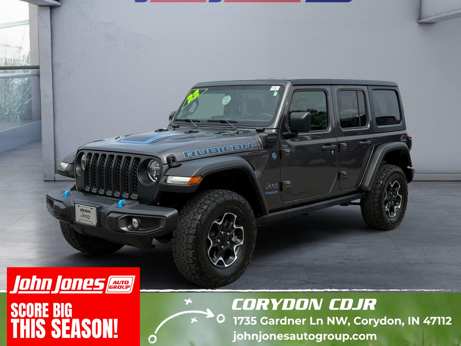 Gray (Granite Crystal Metallic Clearcoat) 2022 Jeep Wrangler 4xe SUV / Crossover Four-Wheel Drive 8-Speed Automatic