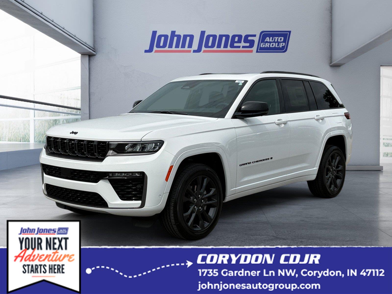 Bright White Clearcoat 2026 Jeep Grand Cherokee SUV / Crossover Four-Wheel Drive 8-Speed Automatic