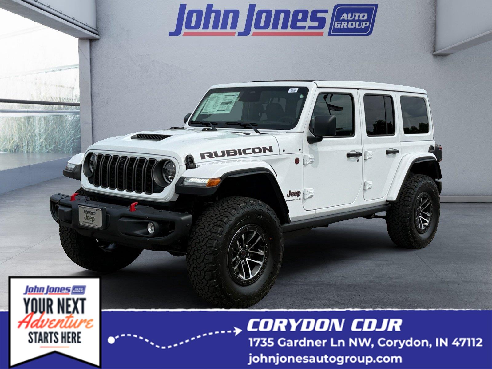 Bright White Clearcoat 2026 Jeep Wrangler SUV / Crossover Four-Wheel Drive 8-Speed Automatic