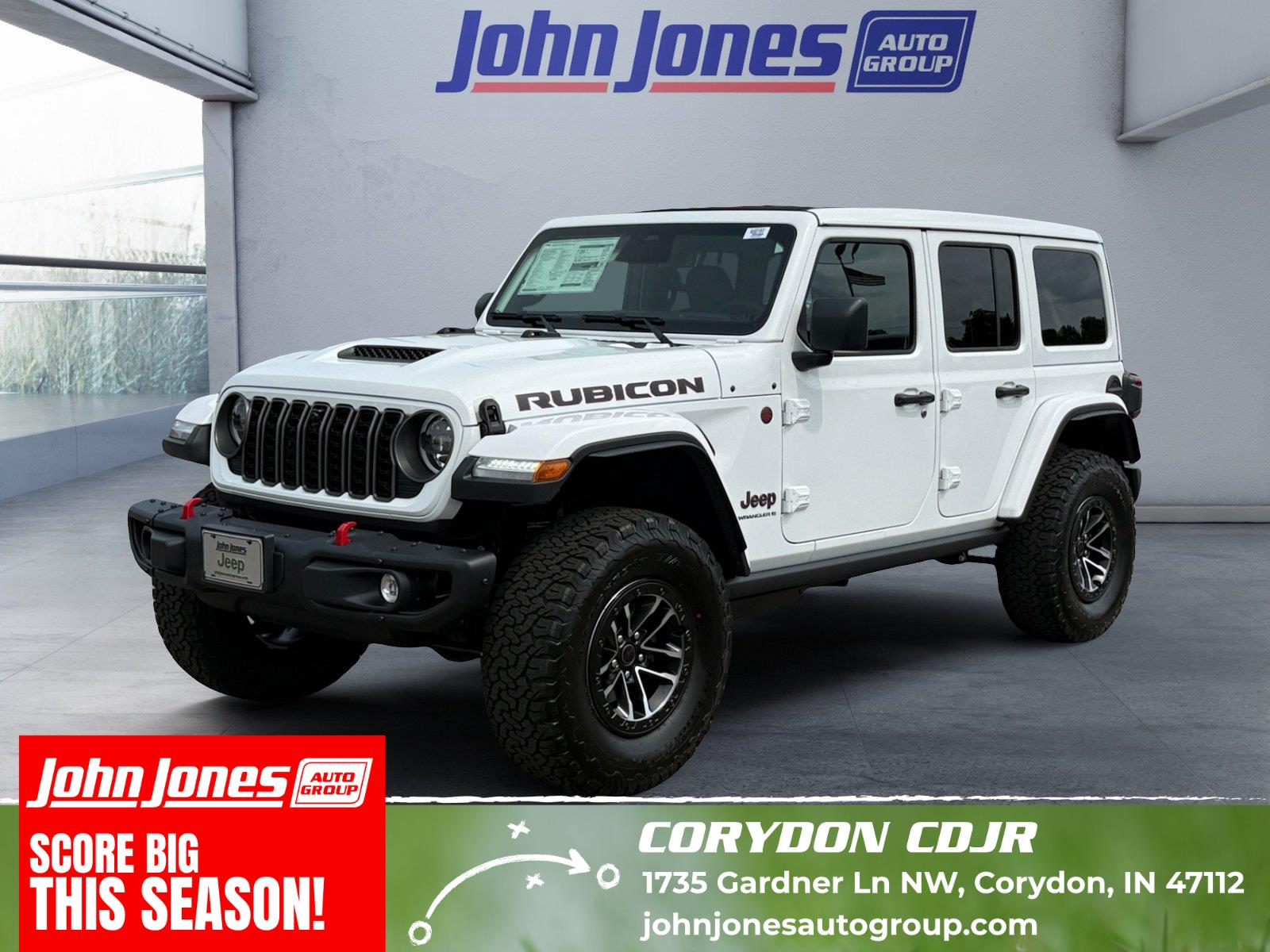 Bright White Clearcoat 2026 Jeep Wrangler SUV / Crossover Four-Wheel Drive 8-Speed Automatic