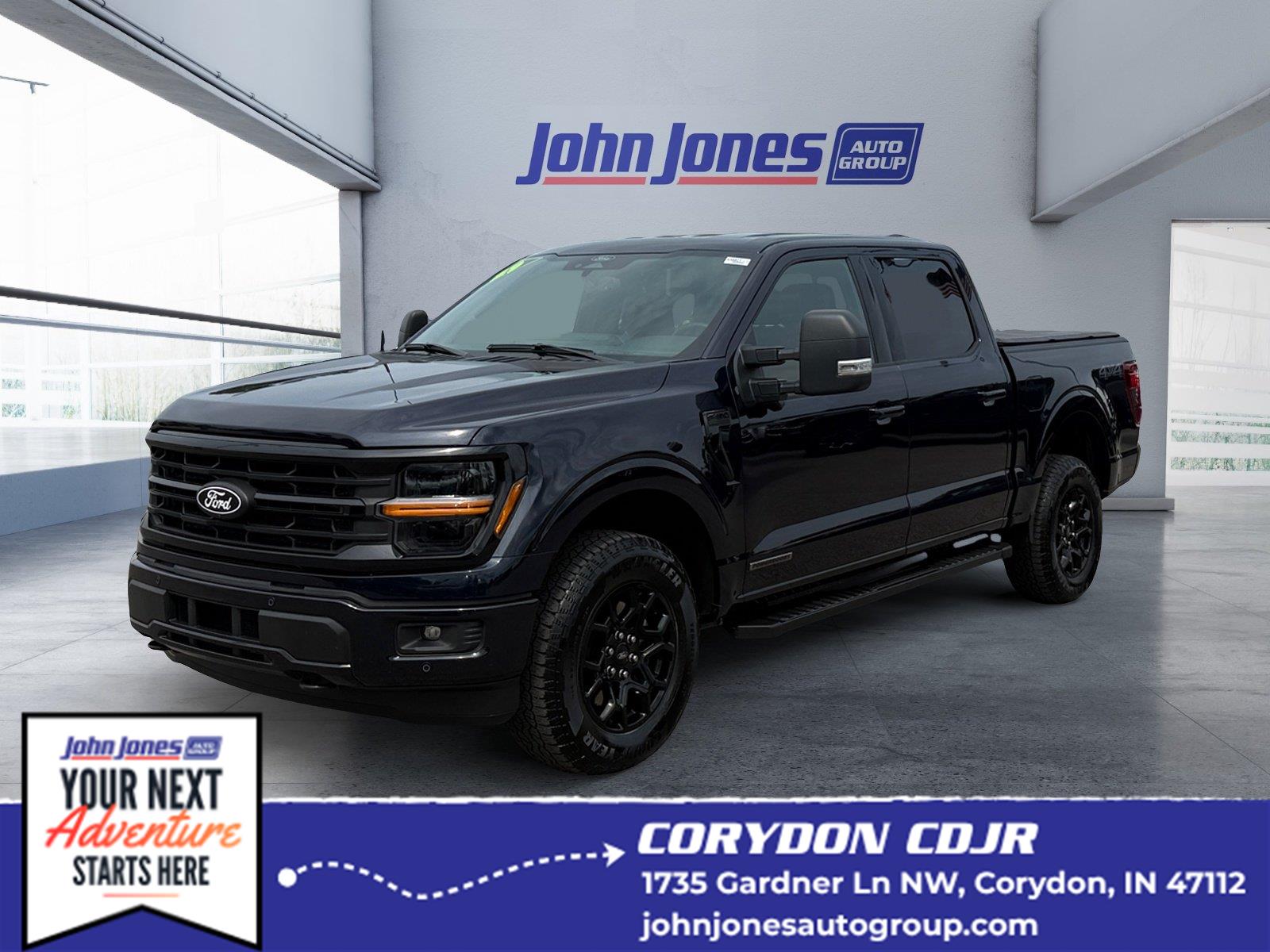 Antimatter Blue 2025 Ford F-150 Pickup Truck Four-Wheel Drive Automatic