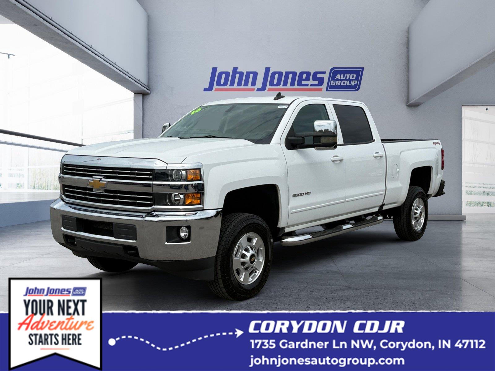 Summit White 2016 Chevrolet Silverado 2500HD Pickup Truck Four-Wheel Drive 6-Speed Automatic