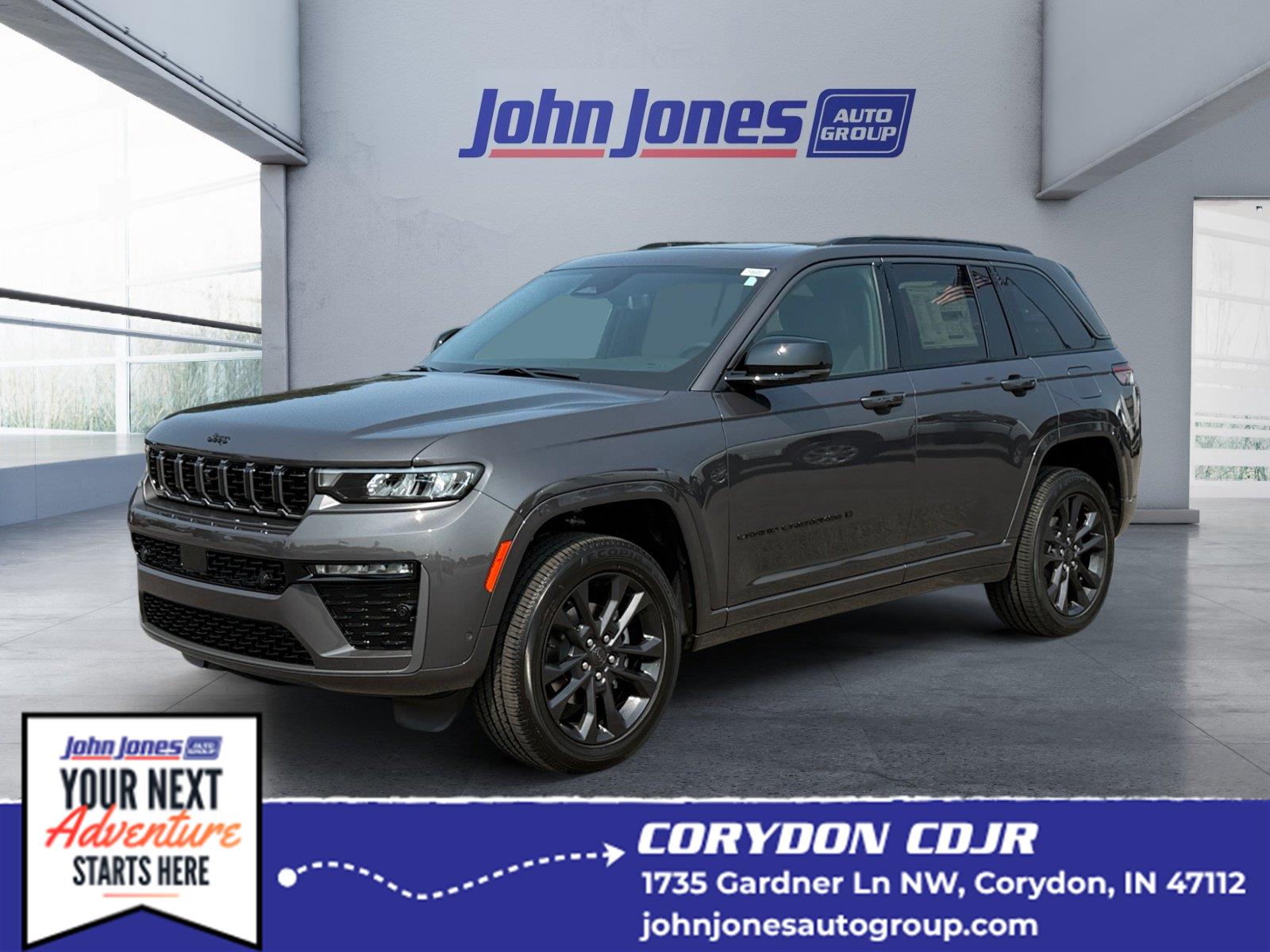 Baltic Gray Metallic Clearcoat 2026 Jeep Grand Cherokee SUV / Crossover Four-Wheel Drive 8-Speed Automatic