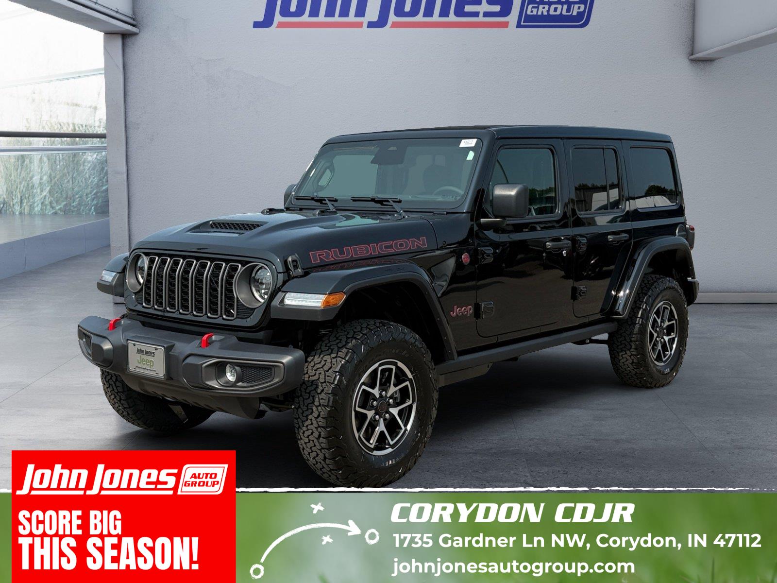 Black Clearcoat 2026 Jeep Wrangler SUV / Crossover Four-Wheel Drive 6-Speed Manual