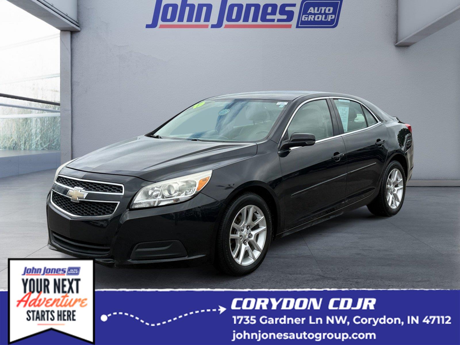 Black Granite Metallic 2013 Chevrolet Malibu Sedan Front-Wheel Drive 6-Speed Automatic
