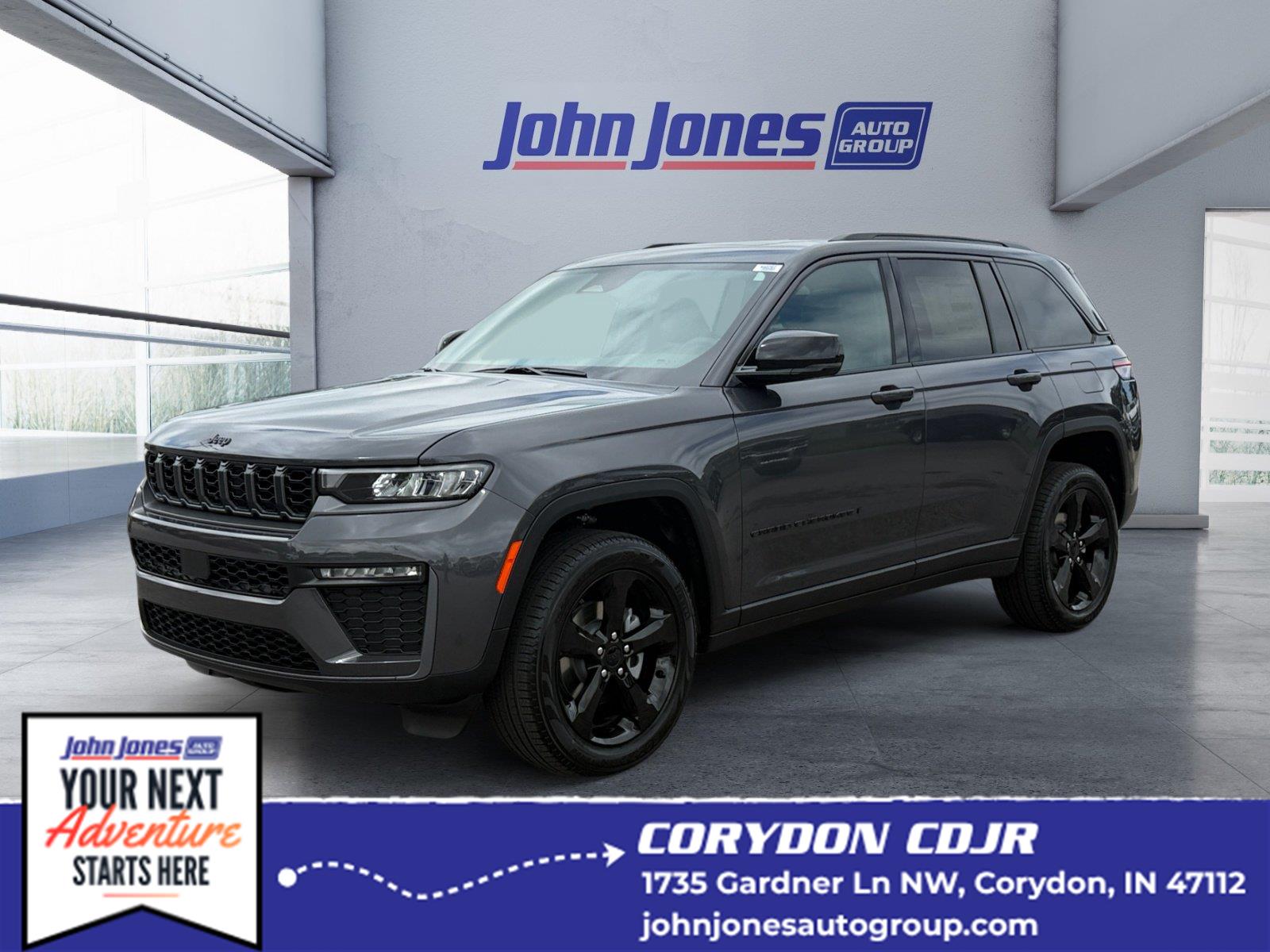 Baltic Gray Metallic Clearcoat 2026 Jeep Grand Cherokee SUV / Crossover Four-Wheel Drive 8-Speed Automatic