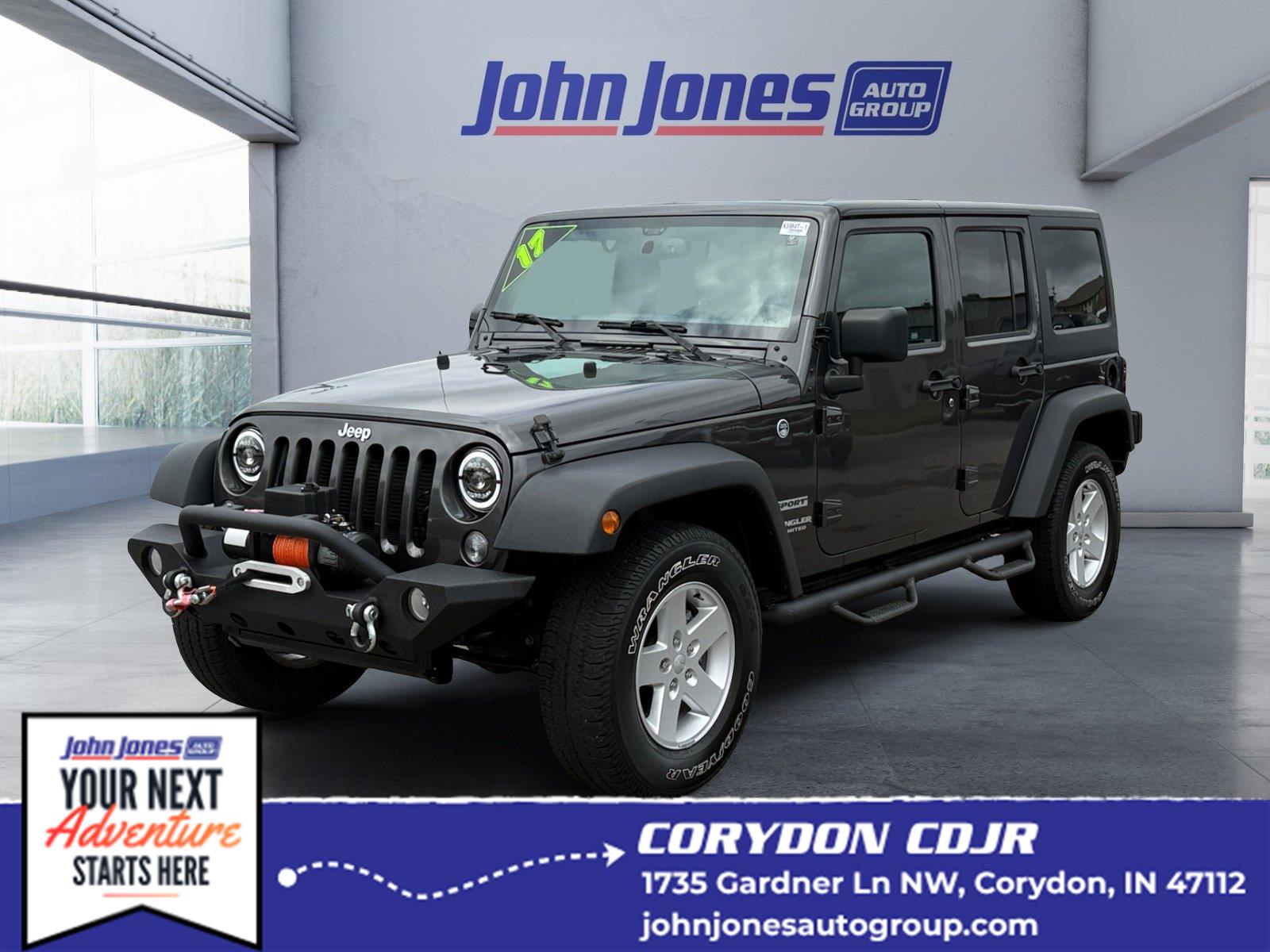 Gray (Granite Crystal Metallic Clearcoat) 2017 Jeep Wrangler SUV / Crossover Four-Wheel Drive 5-Speed Automatic