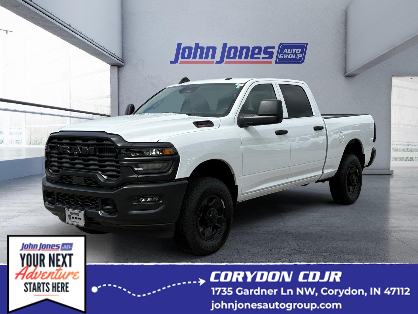 Bright White Clearcoat 2027 RAM 3500 Pickup Truck Four-Wheel Drive 8-Speed Automatic