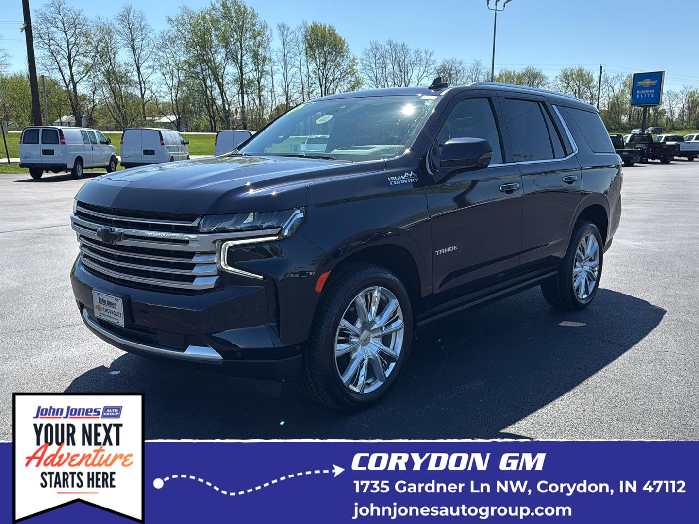 Midnight Blue Metallic 2024 Chevrolet Tahoe SUV / Crossover Four-Wheel Drive Automatic