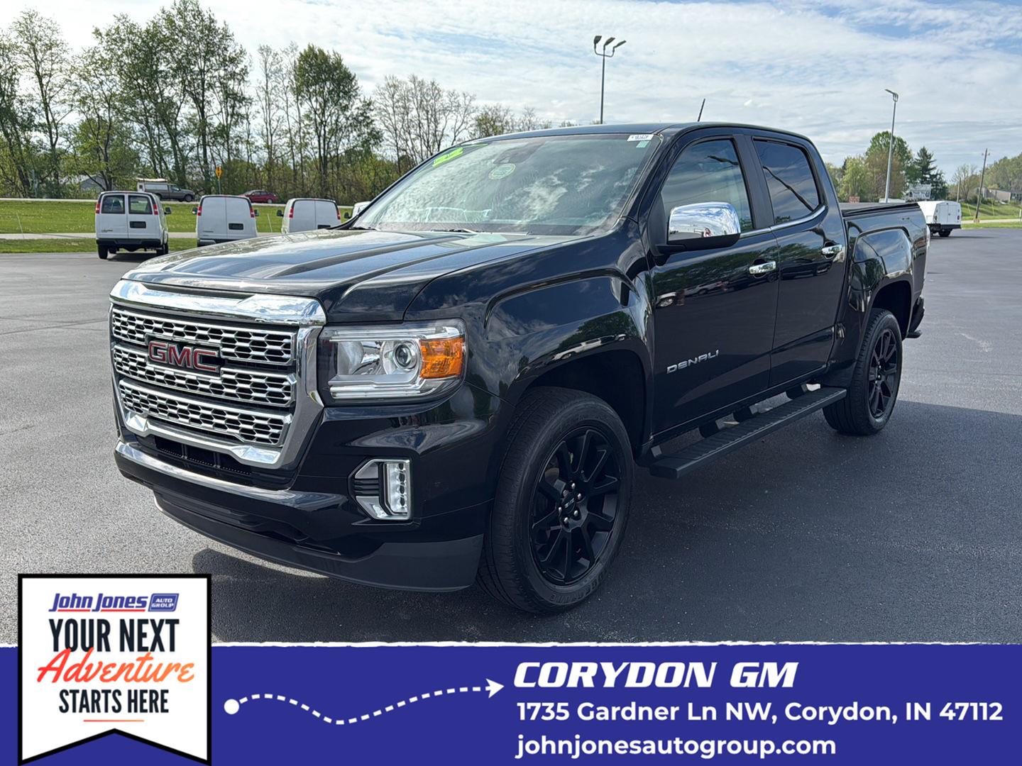 Onyx Black 2022 GMC Canyon Pickup Truck Four-Wheel Drive 8-Speed Automatic