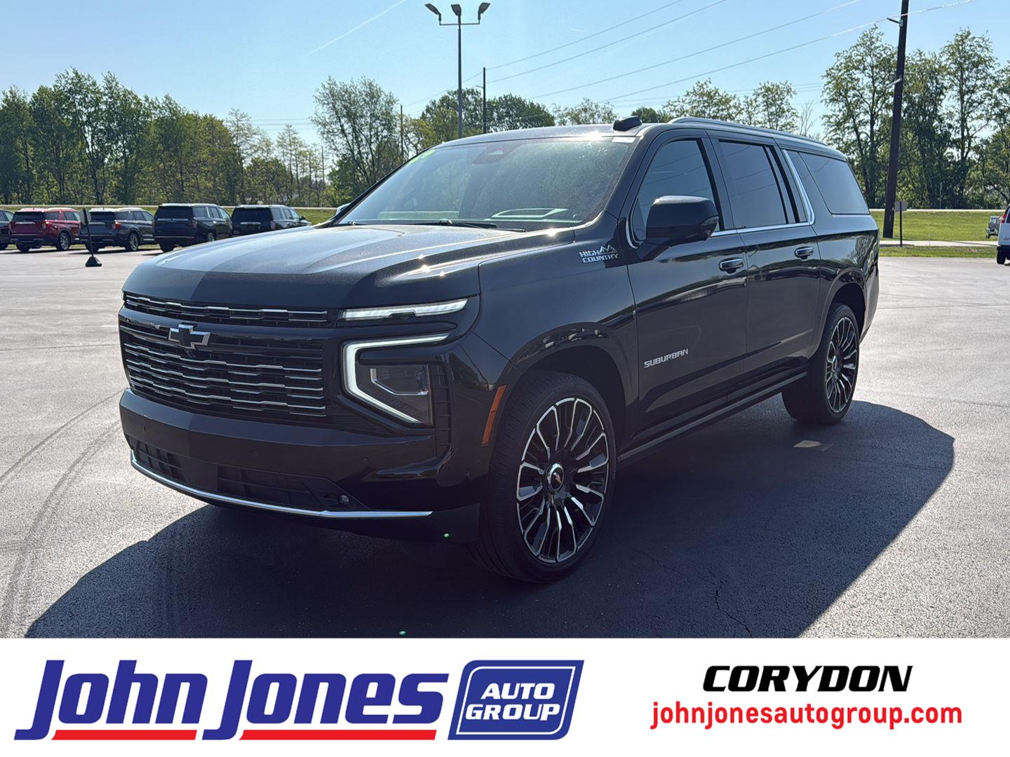 Black 2025 Chevrolet Suburban High Country 4WD SUV / Crossover Four-Wheel Drive Automatic