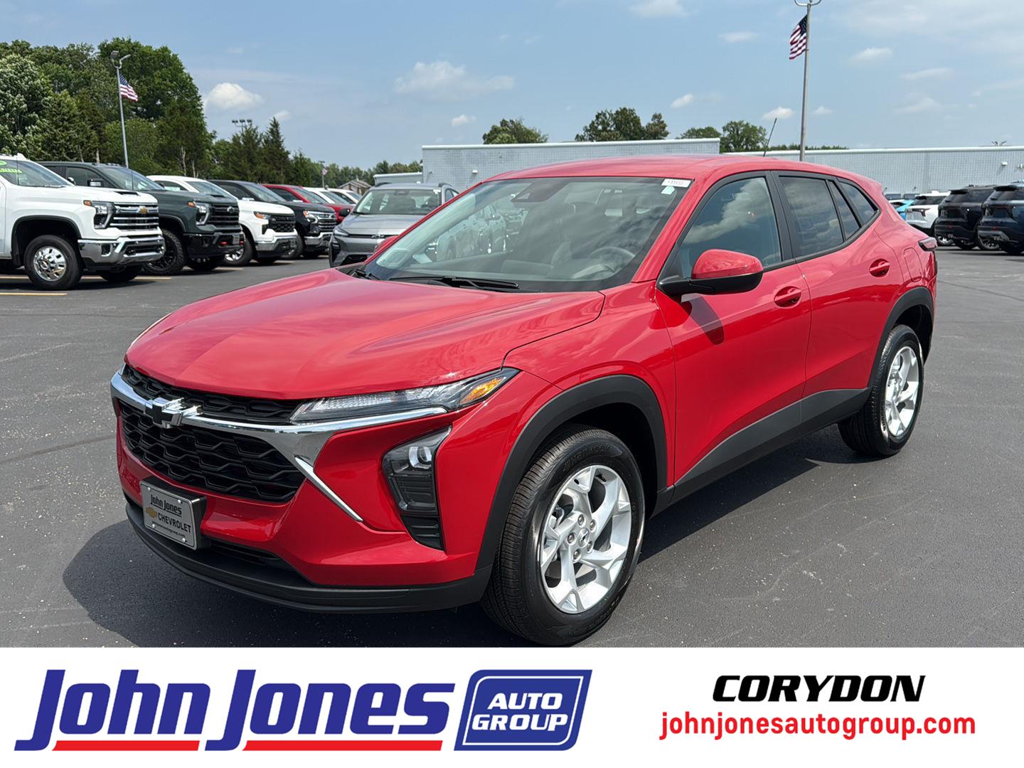 Apex Red 2026 Chevrolet Trax LS FWD SUV / Crossover Front-Wheel Drive 6-Speed Automatic