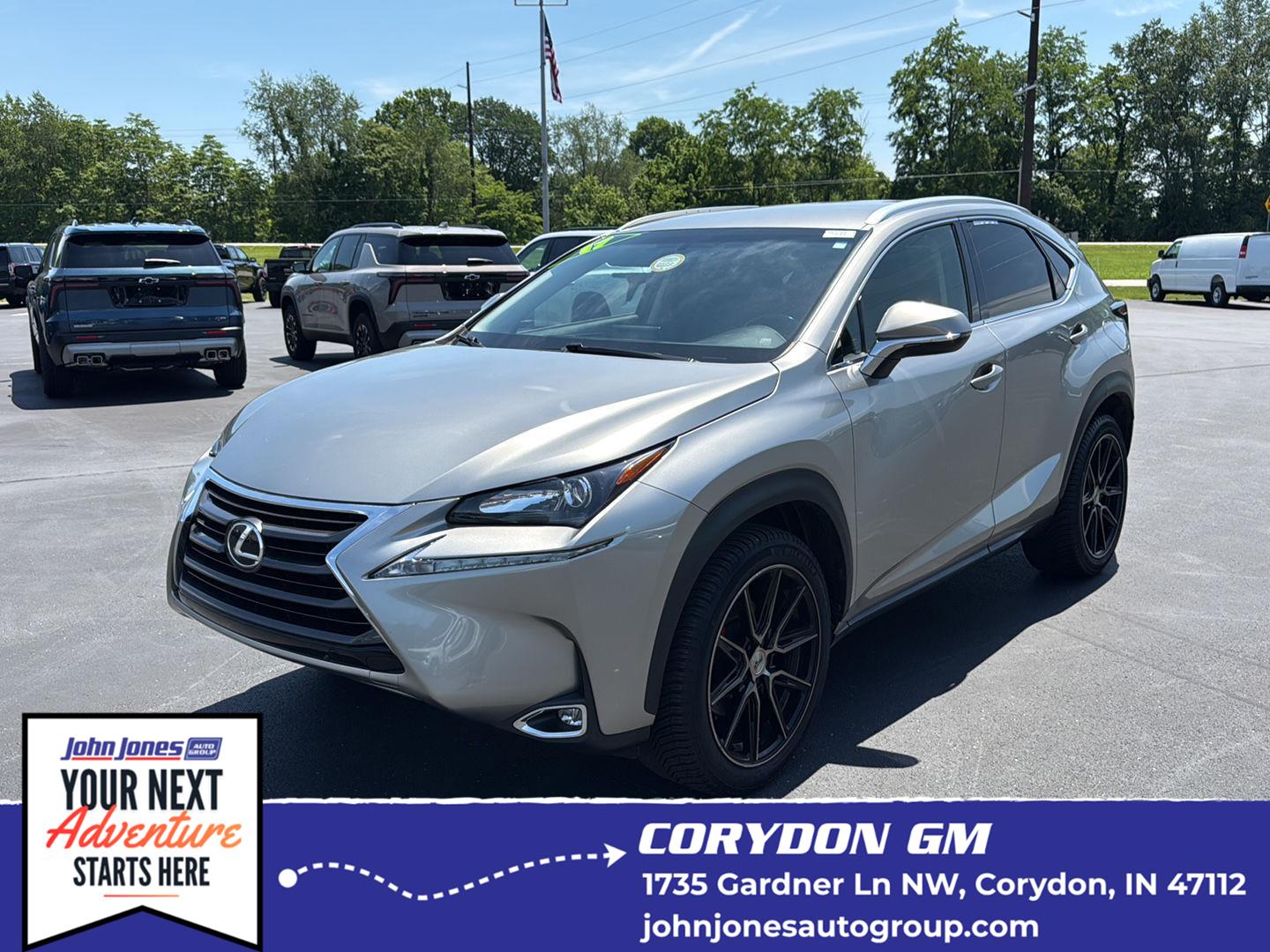Silver Lining Metallic 2017 Lexus NX SUV / Crossover Front-Wheel Drive Automatic