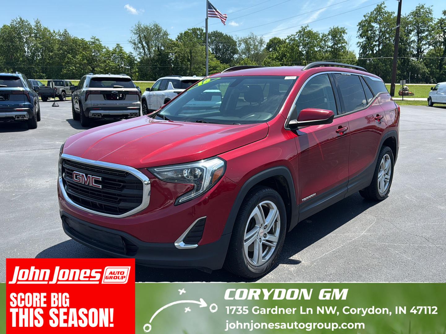 Red Quartz Tintcoat 2018 GMC Terrain SUV / Crossover Four-Wheel Drive 9-Speed Automatic