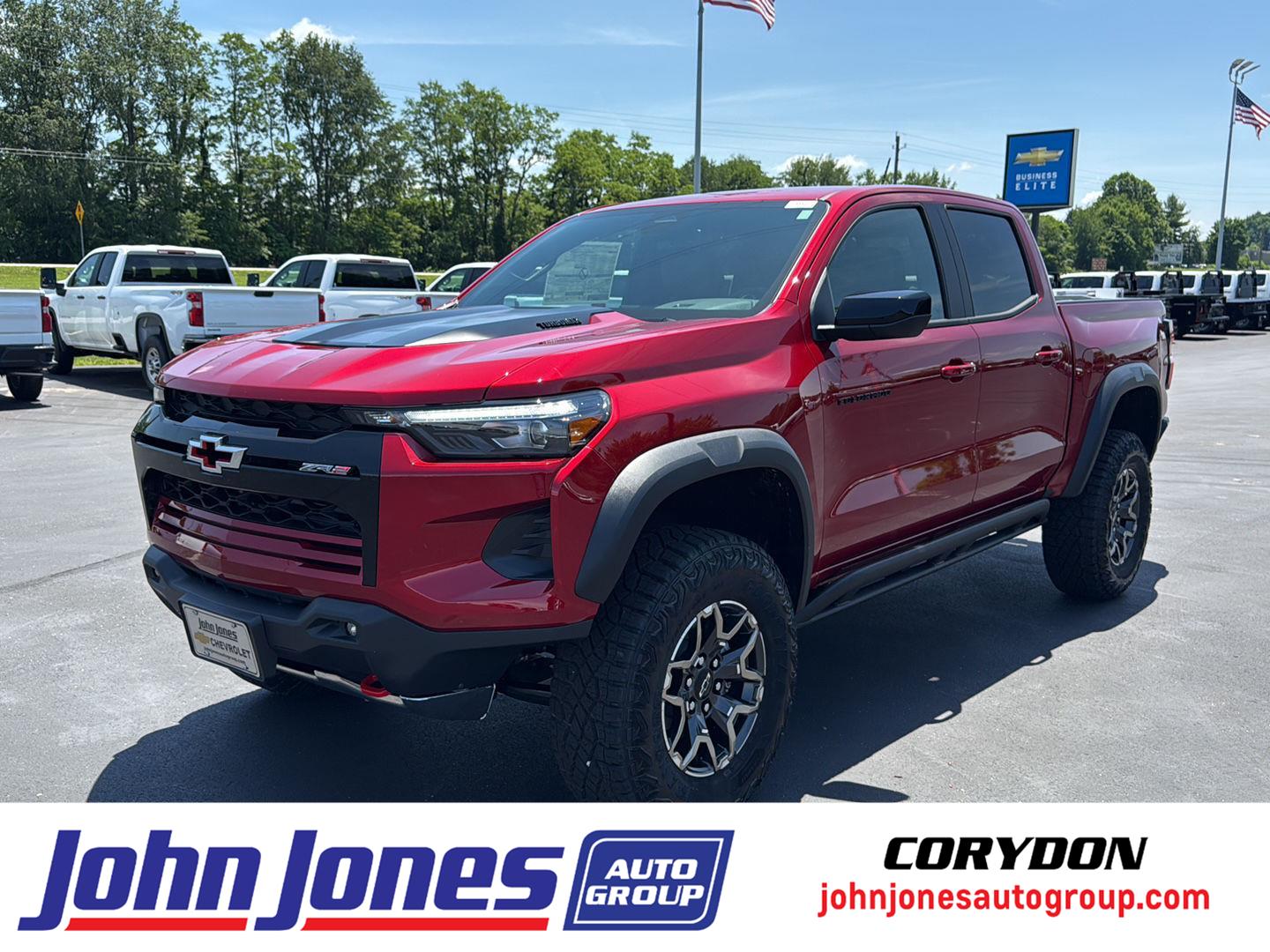 Radiant Red Tintcoat 2026 Chevrolet Colorado ZR2 Crew Cab 4WD Pickup Truck Four-Wheel Drive 8-Speed Automatic