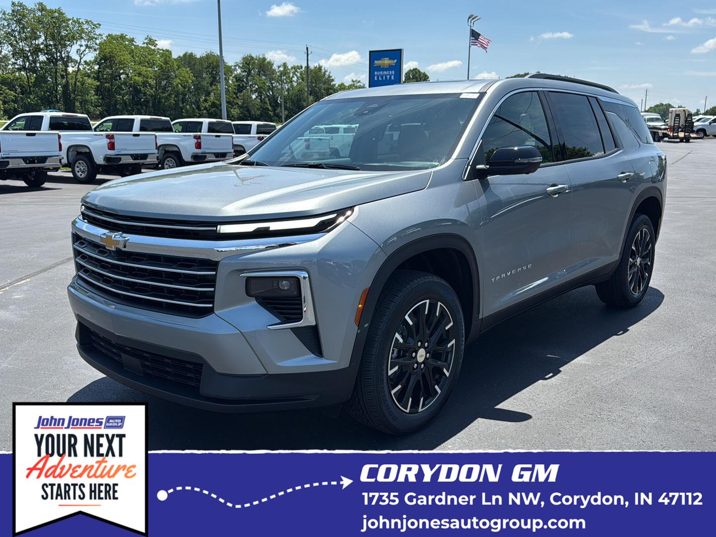 Sterling Gray Metallic 2026 Chevrolet Traverse SUV / Crossover Front-Wheel Drive 8-Speed Automatic