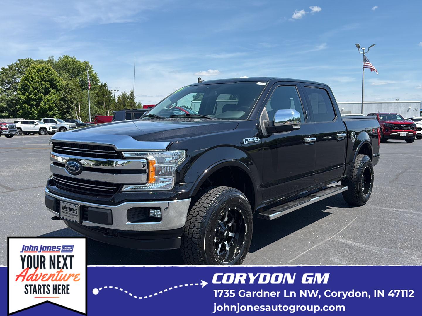 Agate Black Metallic 2019 Ford F-150 Pickup Truck Four-Wheel Drive Automatic