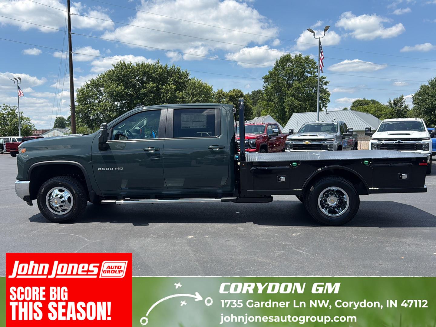 Cypress Gray 2026 Chevrolet Silverado 3500HD Pickup Truck Four-Wheel Drive Automatic