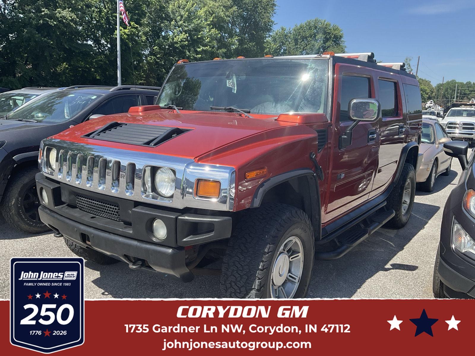 Sunset Orange Metallic 2004 Hummer H2 Base SUV / Crossover Four-Wheel Drive 4-Speed Automatic