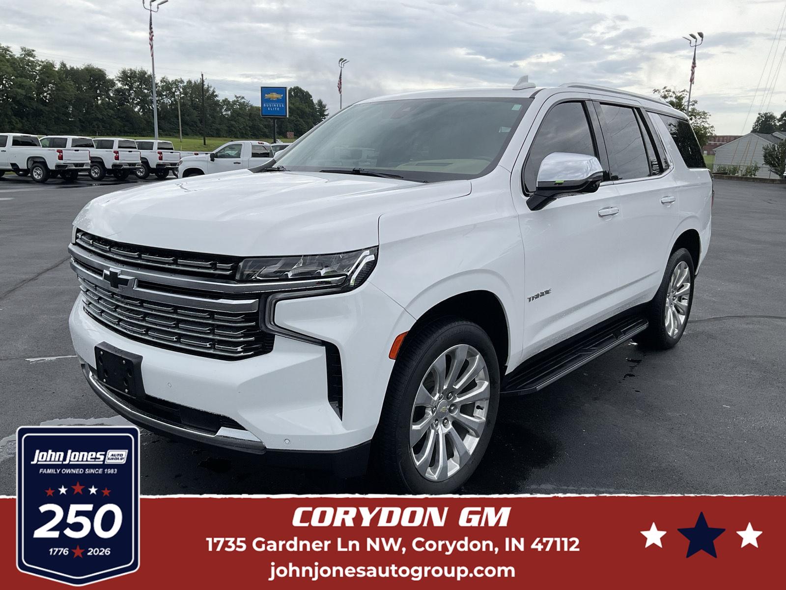 Summit White 2021 Chevrolet Tahoe SUV / Crossover Four-Wheel Drive Automatic