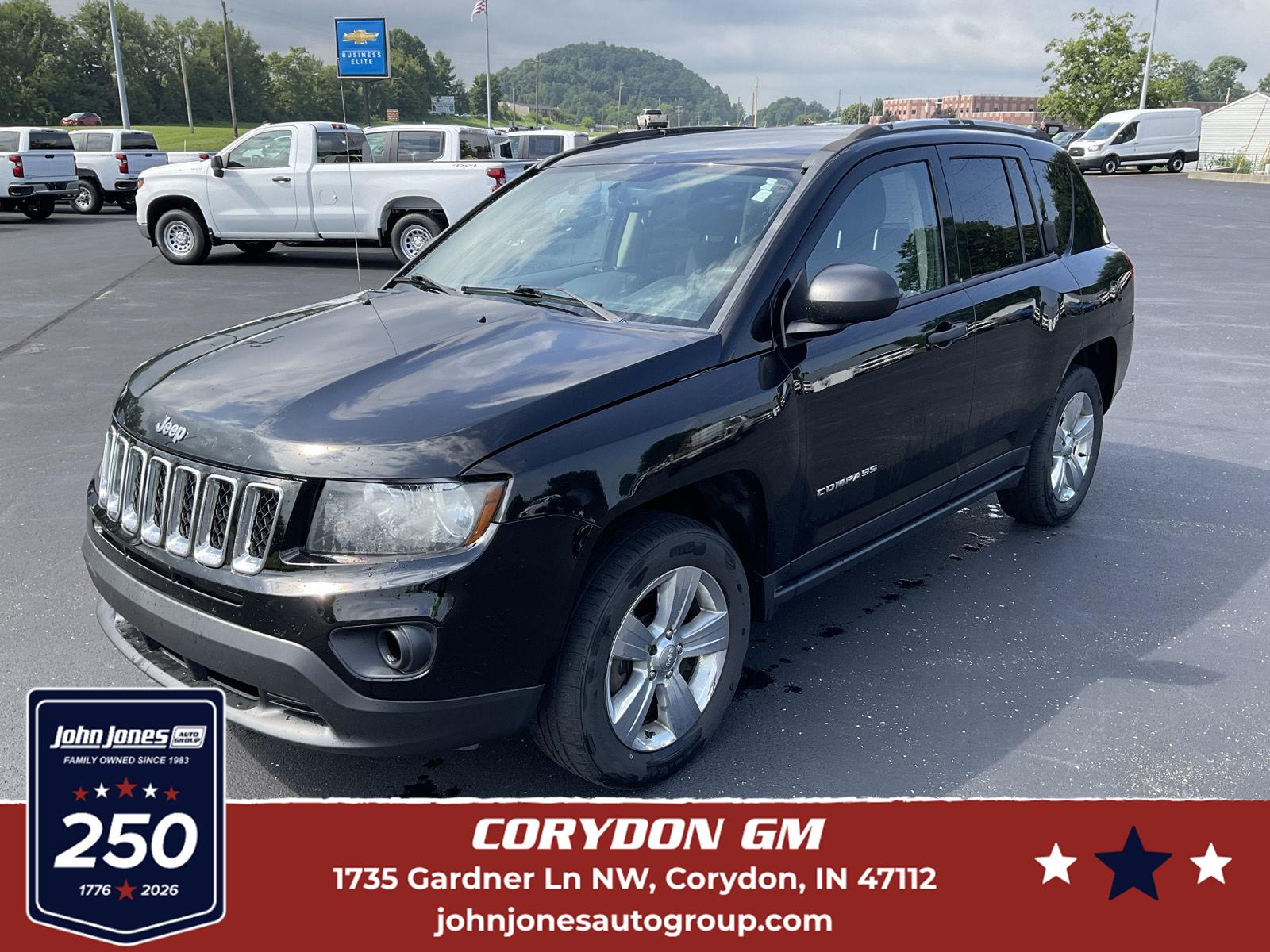 Black Clearcoat 2016 Jeep Compass SUV / Crossover Four-Wheel Drive 6-Speed Automatic