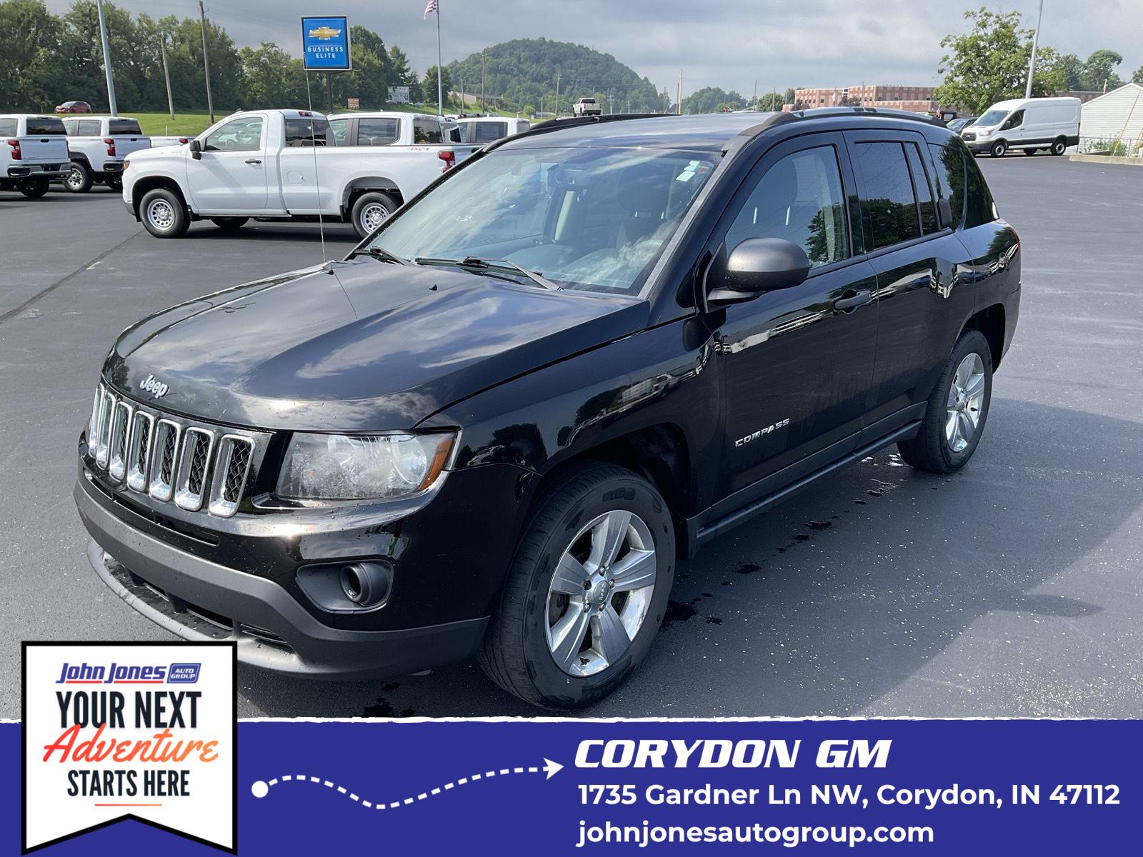 Black Clearcoat 2016 Jeep Compass SUV / Crossover Four-Wheel Drive 6-Speed Automatic