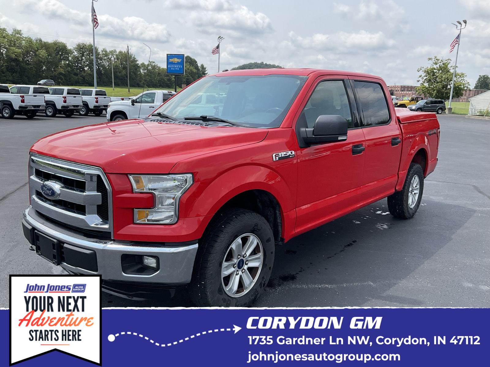 Race Red 2016 Ford F-150 Pickup Truck Four-Wheel Drive 6-Speed Automatic