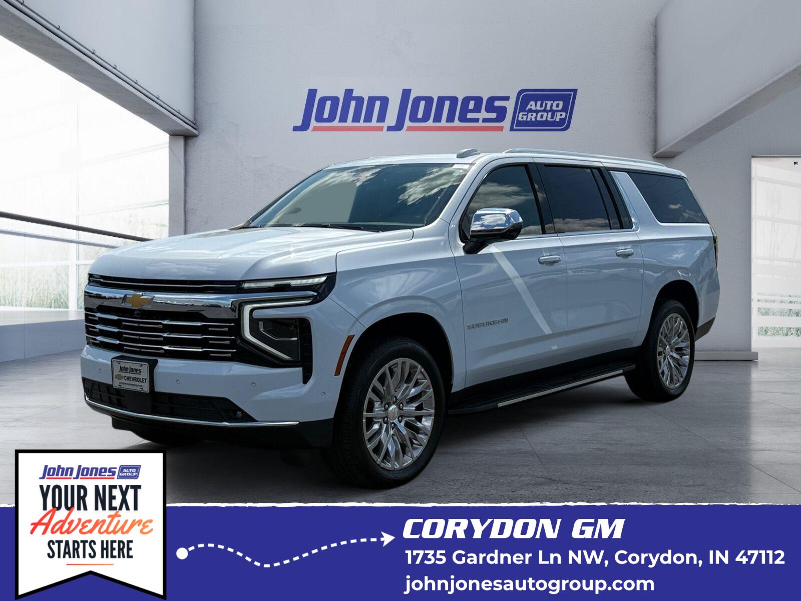 Polar White Tricoat 2026 Chevrolet Suburban SUV / Crossover Four-Wheel Drive Automatic