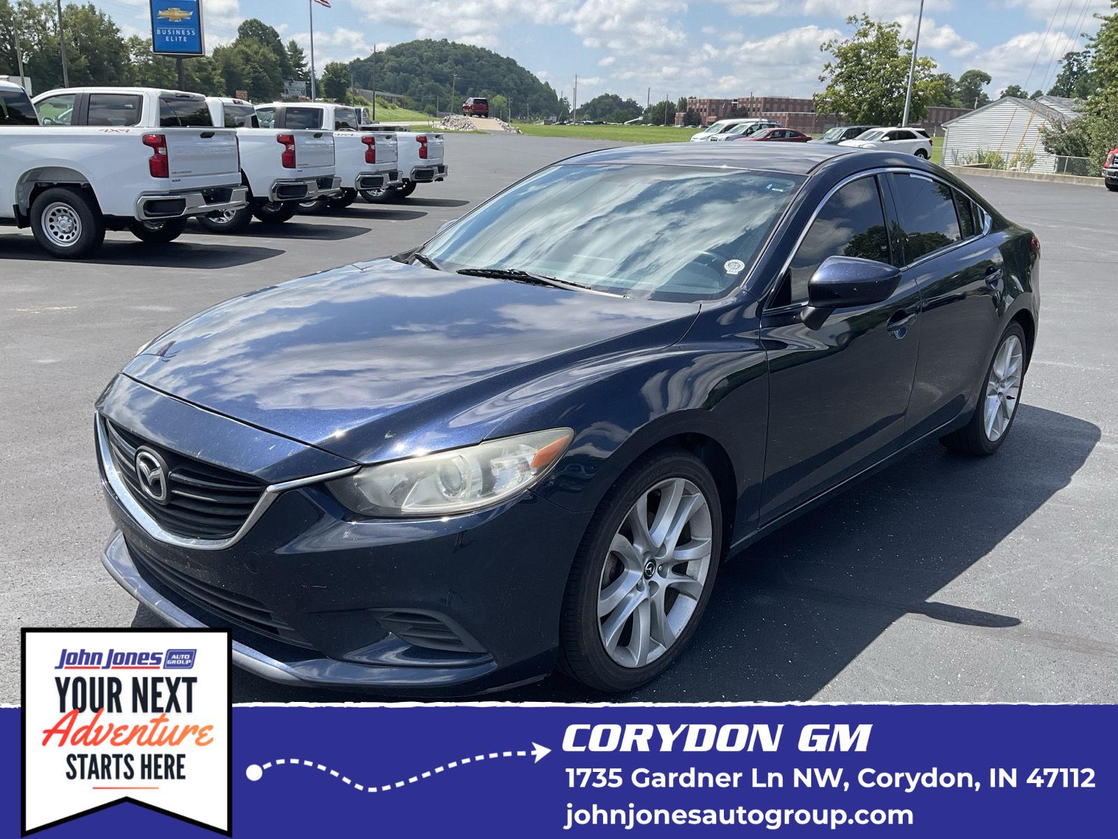 Deep Crystal Blue 2016 Mazda MAZDA6 Sedan Front-Wheel Drive Automatic