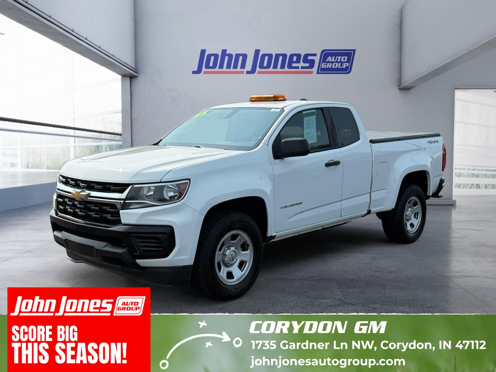 Summit White 2022 Chevrolet Colorado Pickup Truck Four-Wheel Drive 6-Speed Automatic