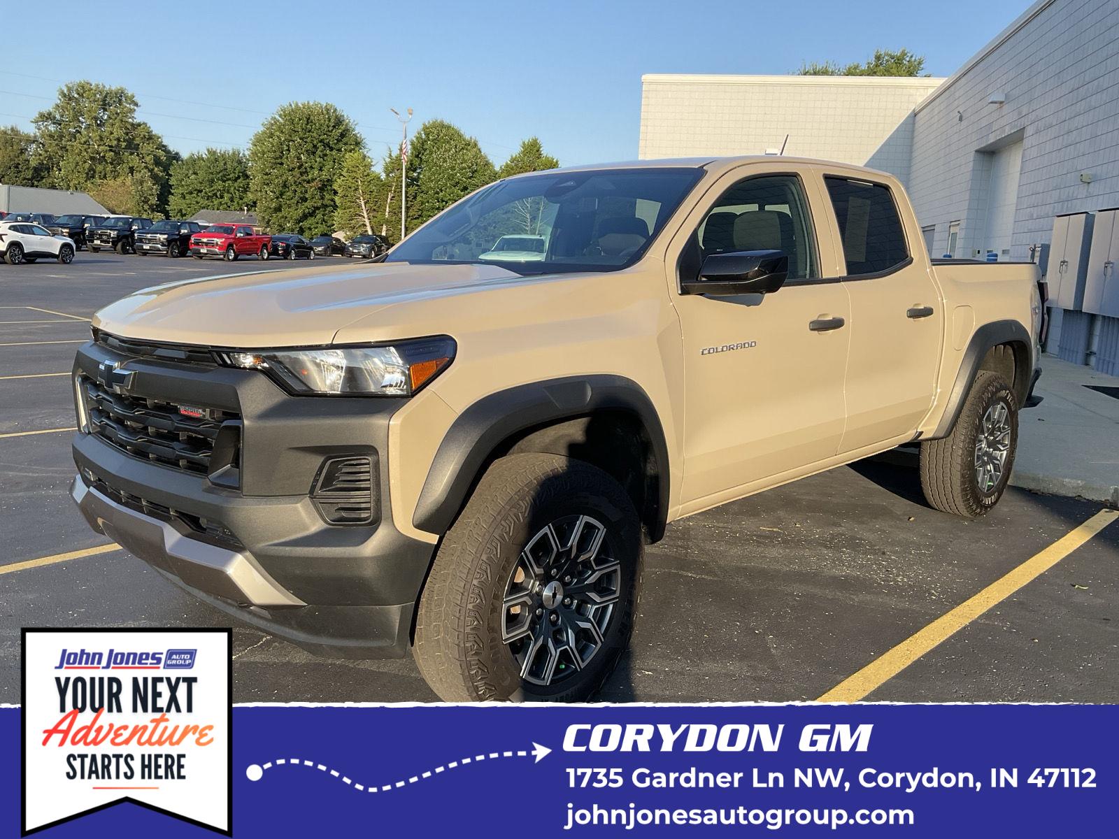 Sand Dune Metallic 2024 Chevrolet Colorado Pickup Truck Four-Wheel Drive 8-Speed Automatic