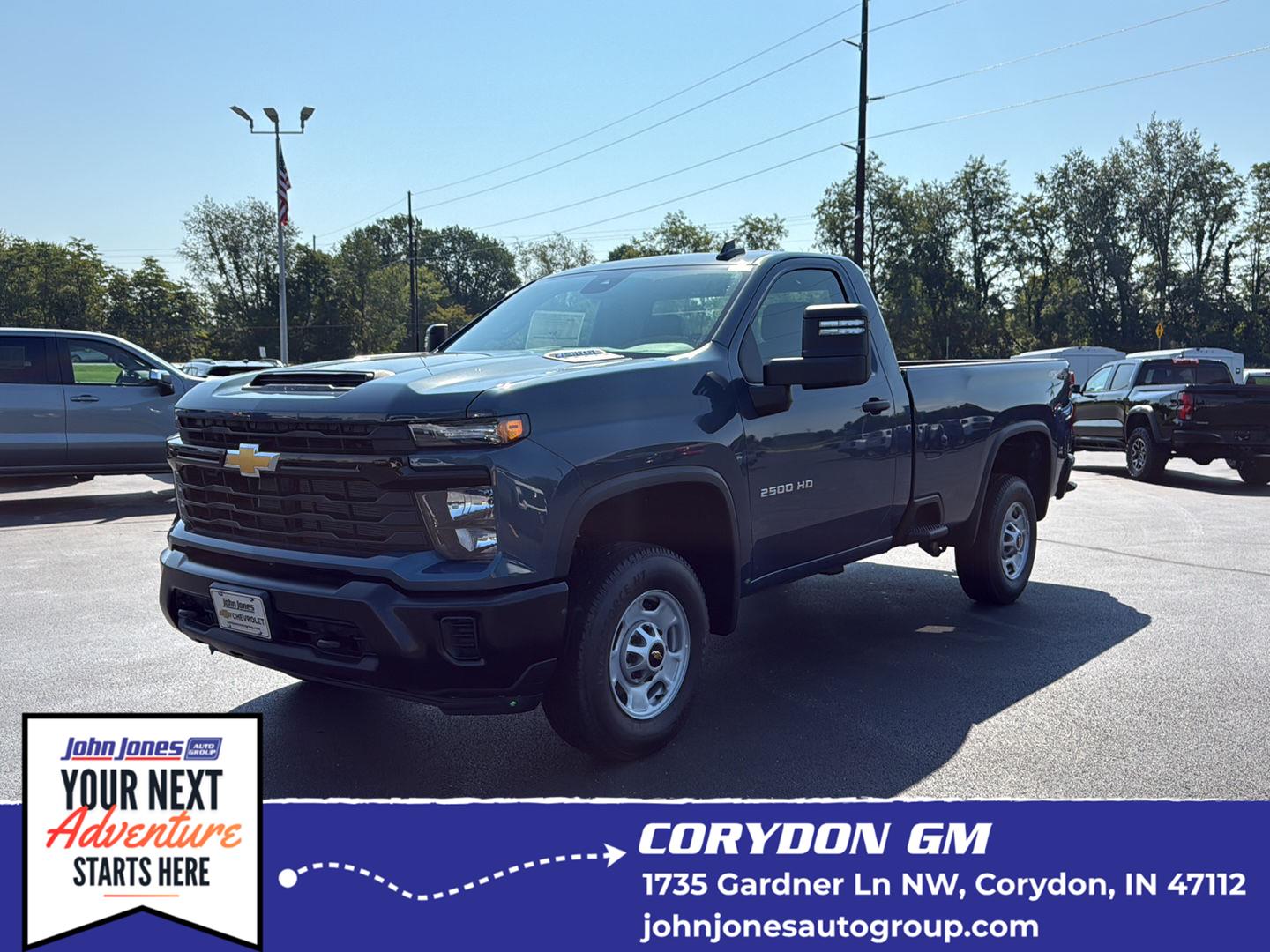 Lakeshore Blue Metallic 2026 Chevrolet Silverado 2500HD Pickup Truck Four-Wheel Drive Automatic
