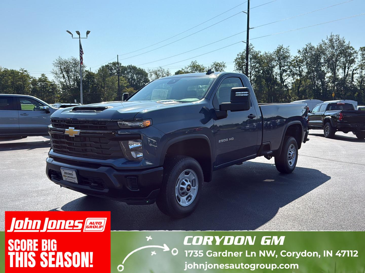 Lakeshore Blue Metallic 2026 Chevrolet Silverado 2500HD Pickup Truck Four-Wheel Drive Automatic