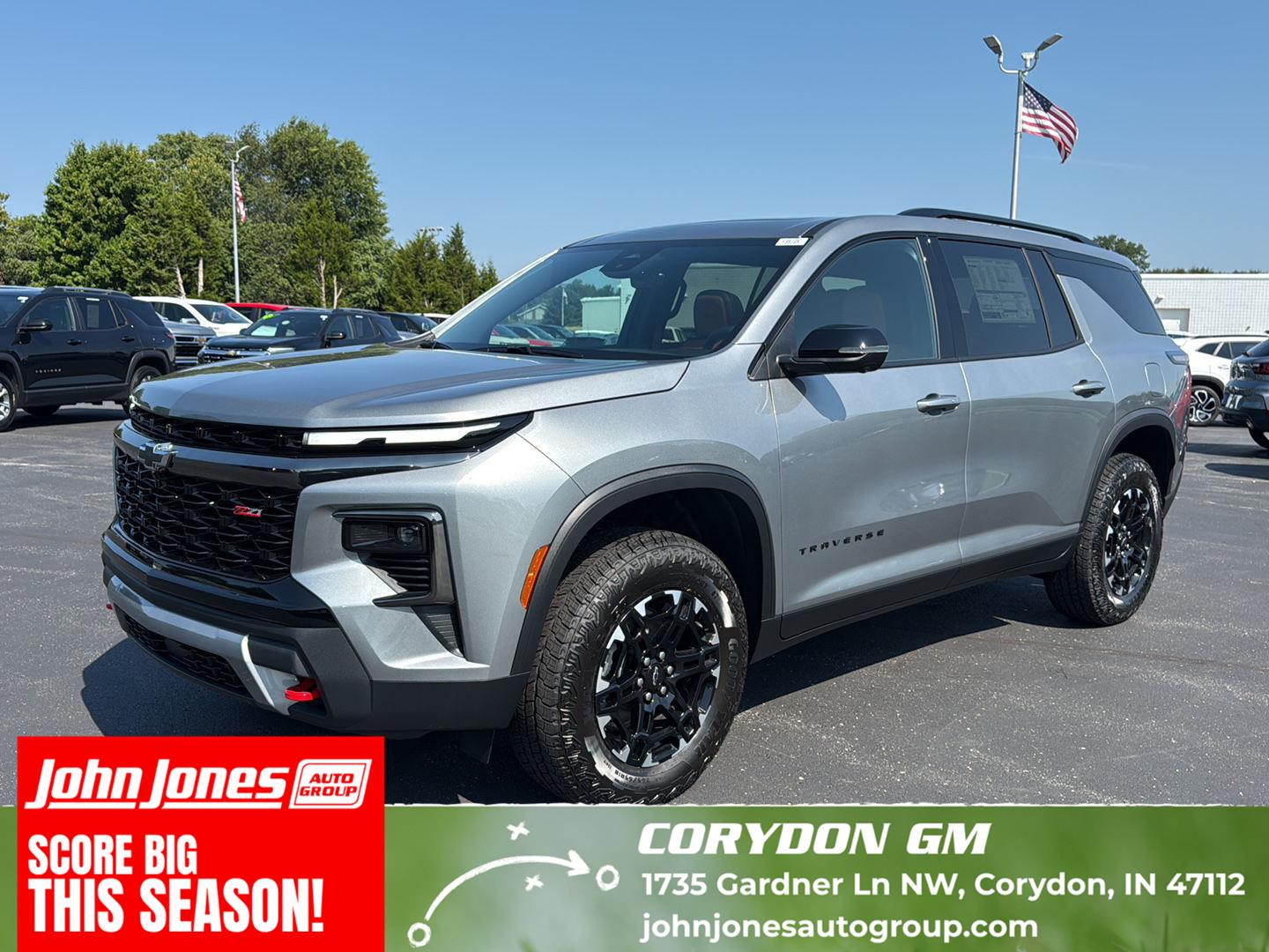 Sterling Gray Metallic 2027 Chevrolet Traverse SUV / Crossover Four-Wheel Drive 8-Speed Automatic