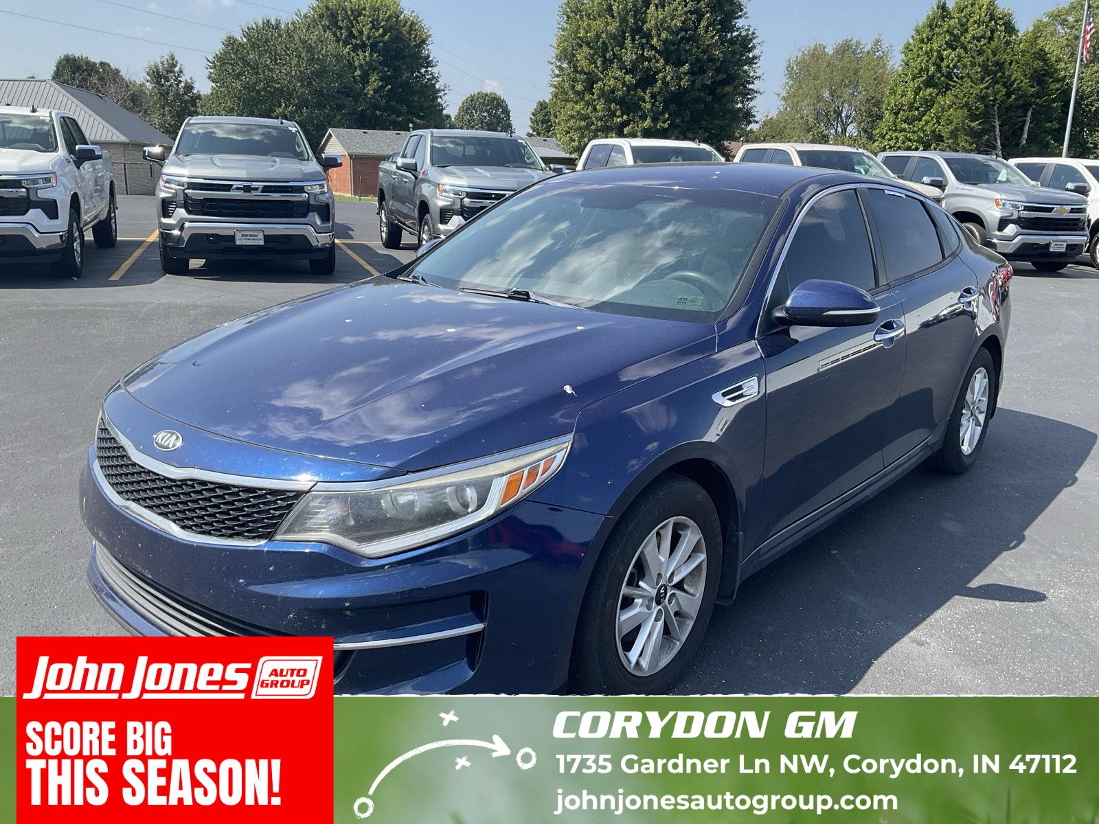 Horizon Blue 2017 Kia Optima Sedan Front-Wheel Drive Automatic