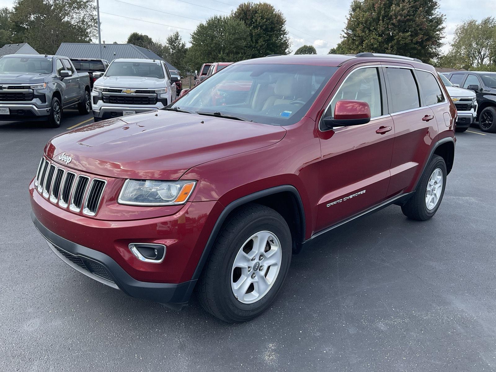 Deep Cherry Red Crystal Pearlcoat 2015 Jeep Grand Cherokee SUV / Crossover Four-Wheel Drive 8-Speed Automatic