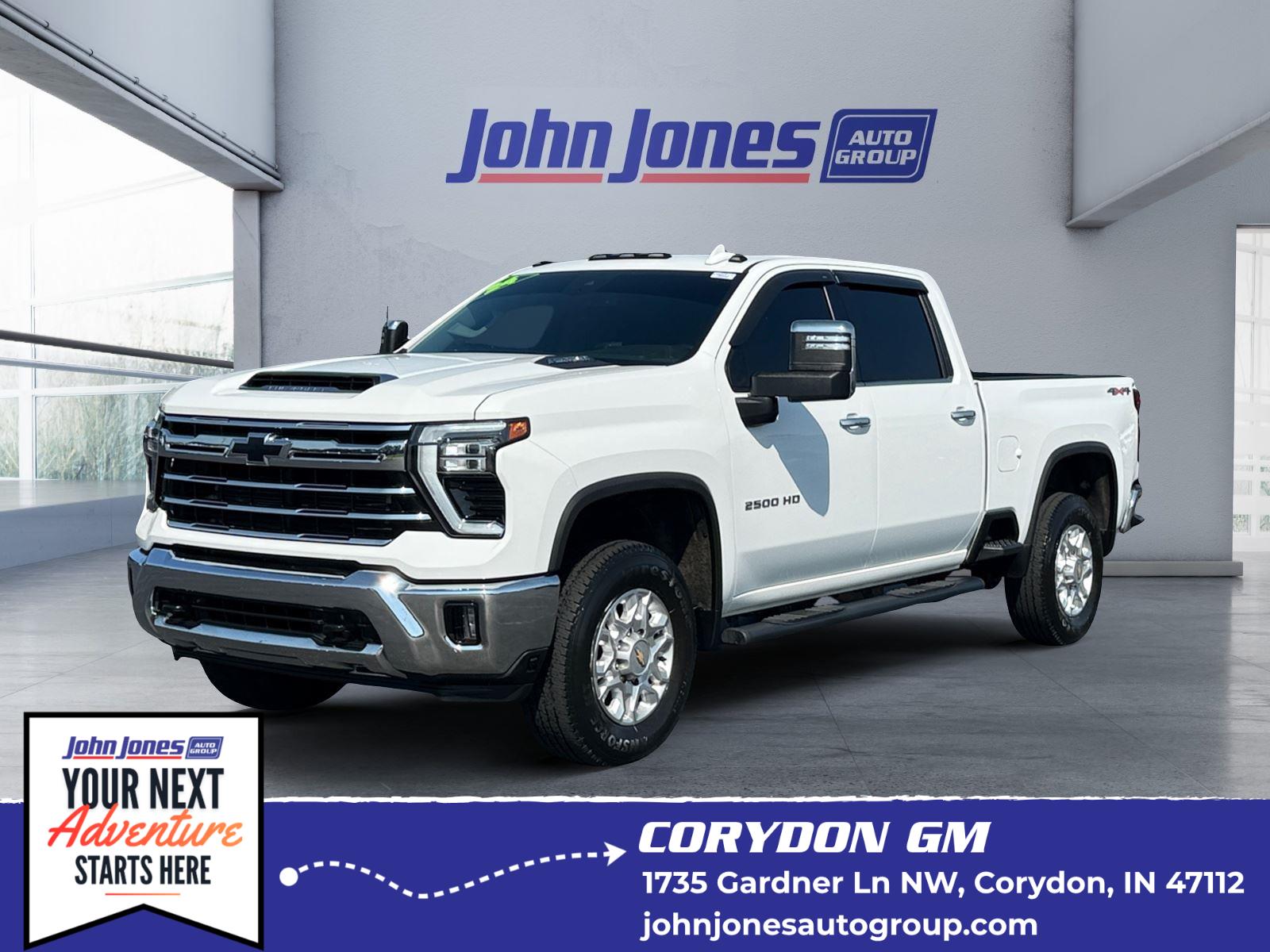 Summit White 2024 Chevrolet Silverado 2500HD Pickup Truck Four-Wheel Drive Automatic