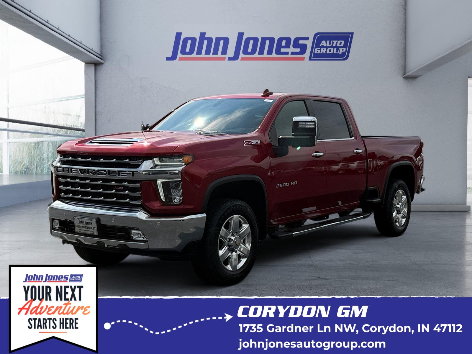 Cherry Red Tintcoat 2022 Chevrolet Silverado 2500HD Pickup Truck Four-Wheel Drive Automatic