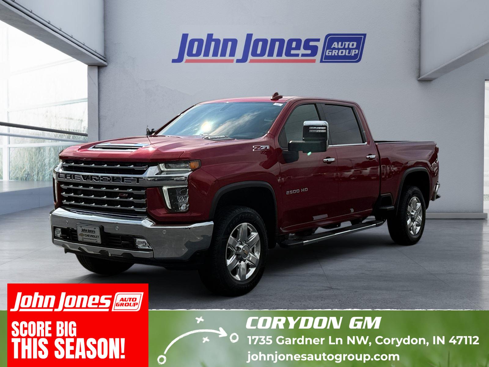 Cherry Red Tintcoat 2022 Chevrolet Silverado 2500HD Pickup Truck Four-Wheel Drive Automatic