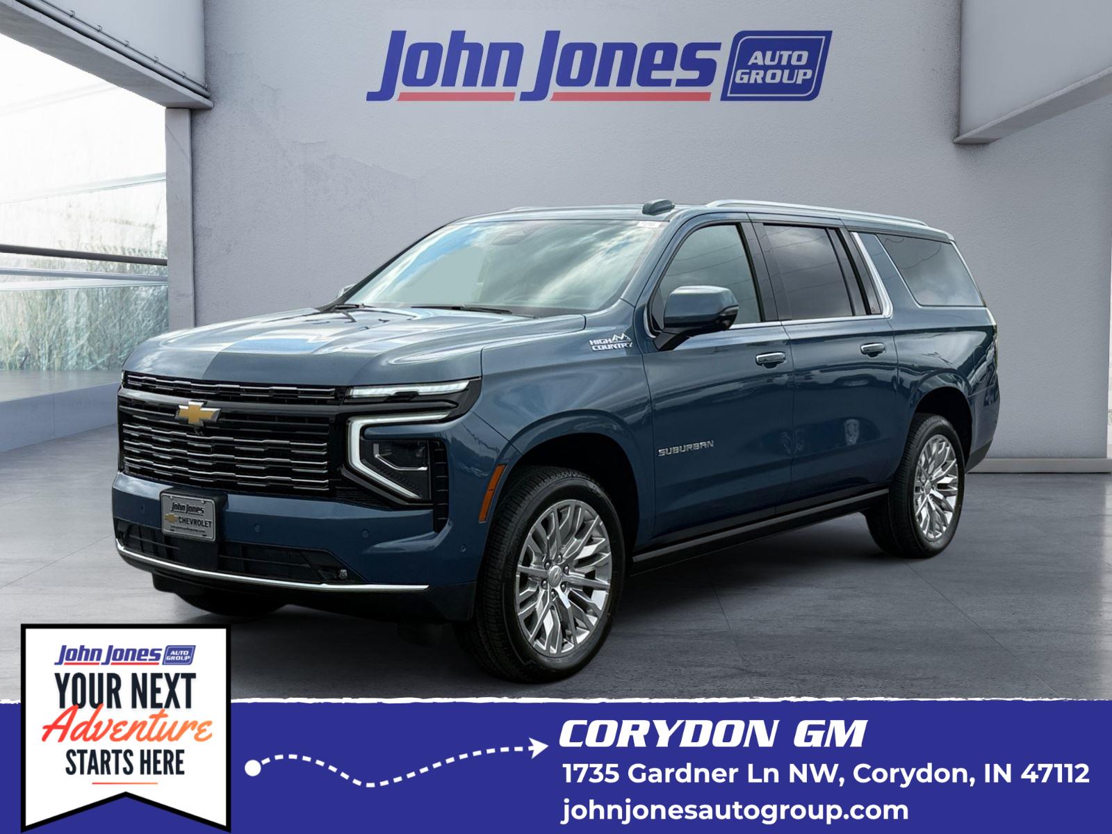 Lakeshore Blue Metallic 2026 Chevrolet Suburban SUV / Crossover Four-Wheel Drive Automatic