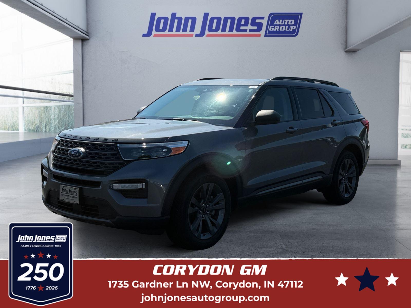 Carbonized Gray Metallic 2021 Ford Explorer SUV / Crossover All-Wheel Drive Automatic