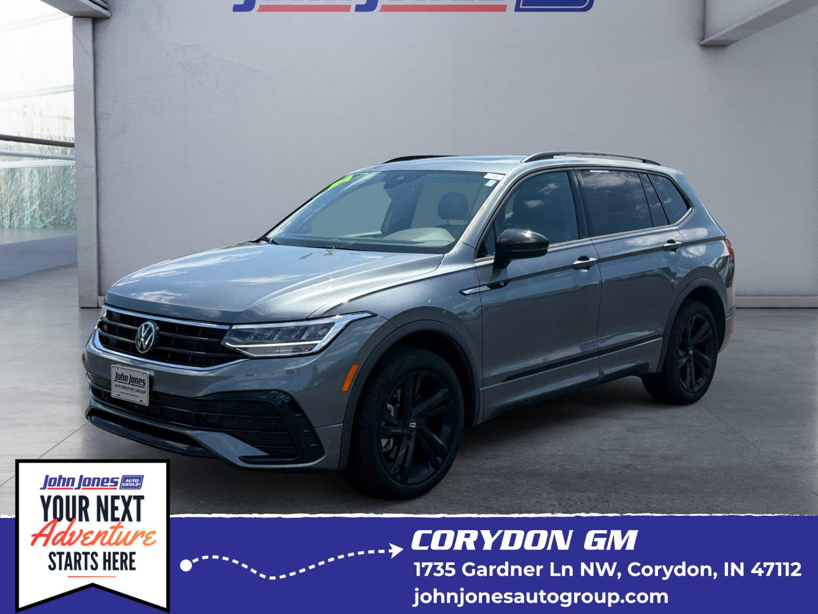 Platinum Gray Metallic 2024 Volkswagen Tiguan SUV / Crossover All-Wheel Drive Automatic