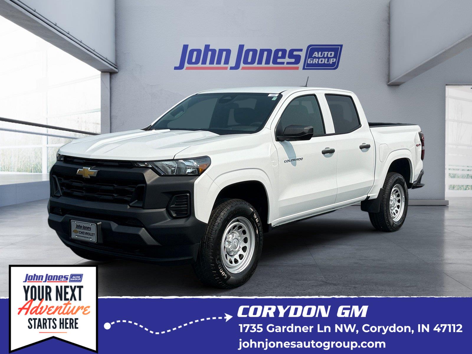 Summit White 2026 Chevrolet Colorado Pickup Truck Four-Wheel Drive 8-Speed Automatic