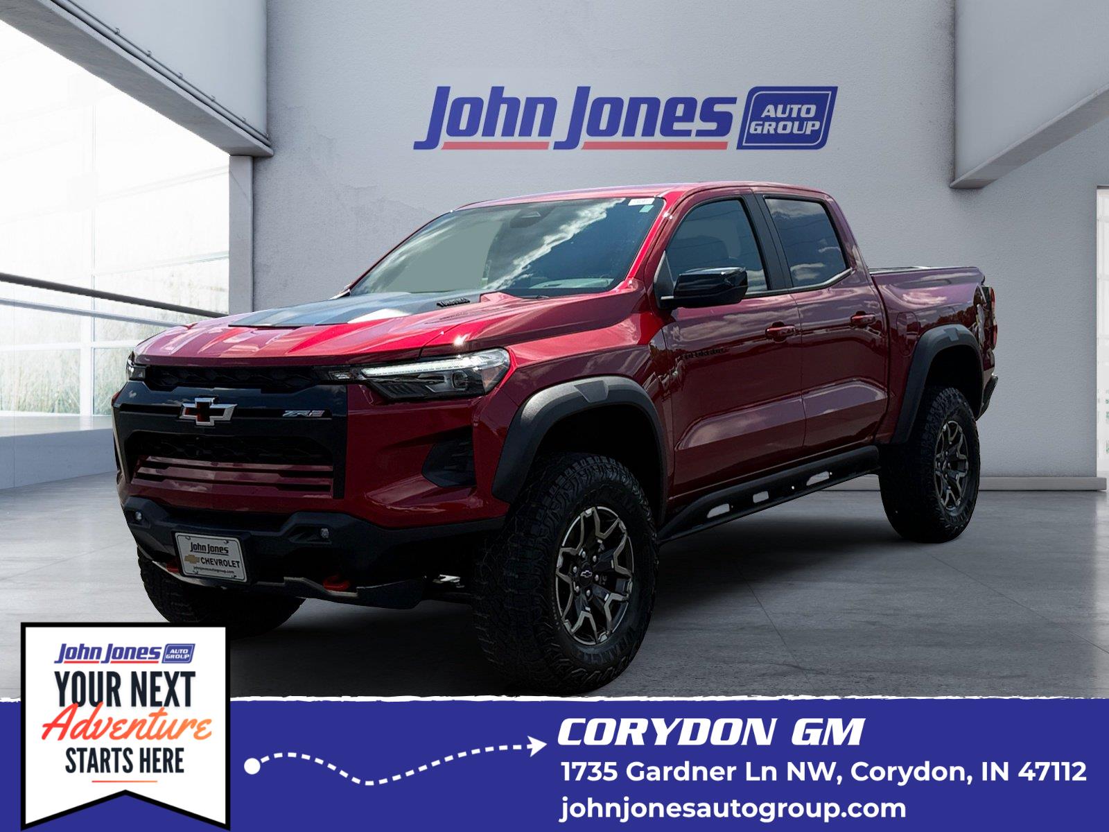 Radiant Red Tintcoat 2026 Chevrolet Colorado Pickup Truck Four-Wheel Drive 8-Speed Automatic