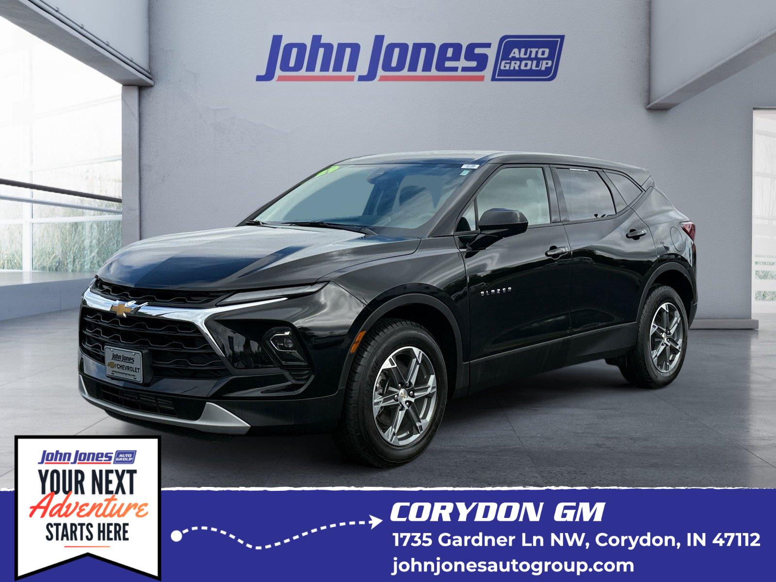 Black 2025 Chevrolet Blazer SUV / Crossover All-Wheel Drive 9-Speed Automatic