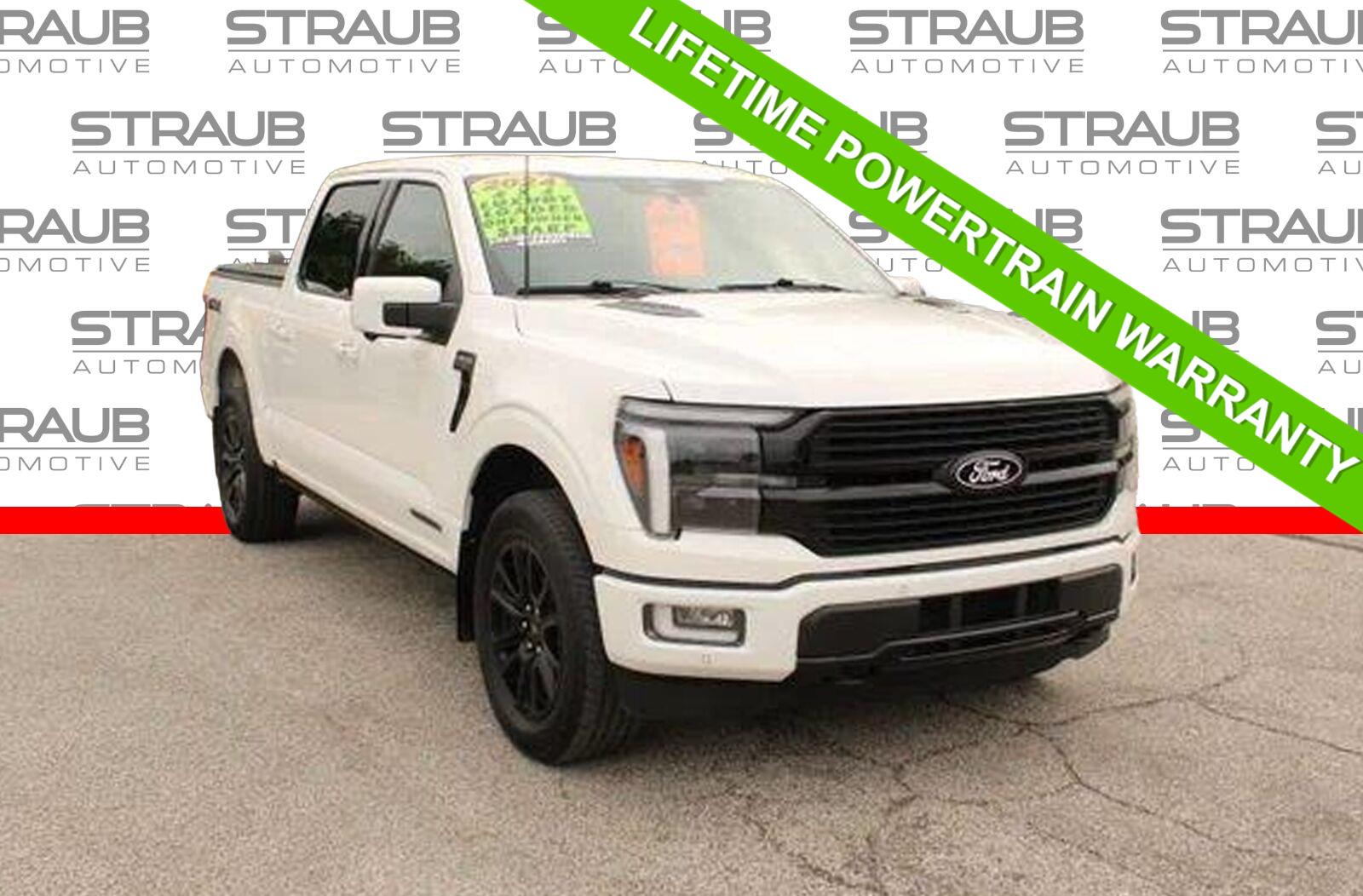 Star White Metallic Tri-Coat 2024 Ford F-150 Pickup Truck Four-Wheel Drive Automatic