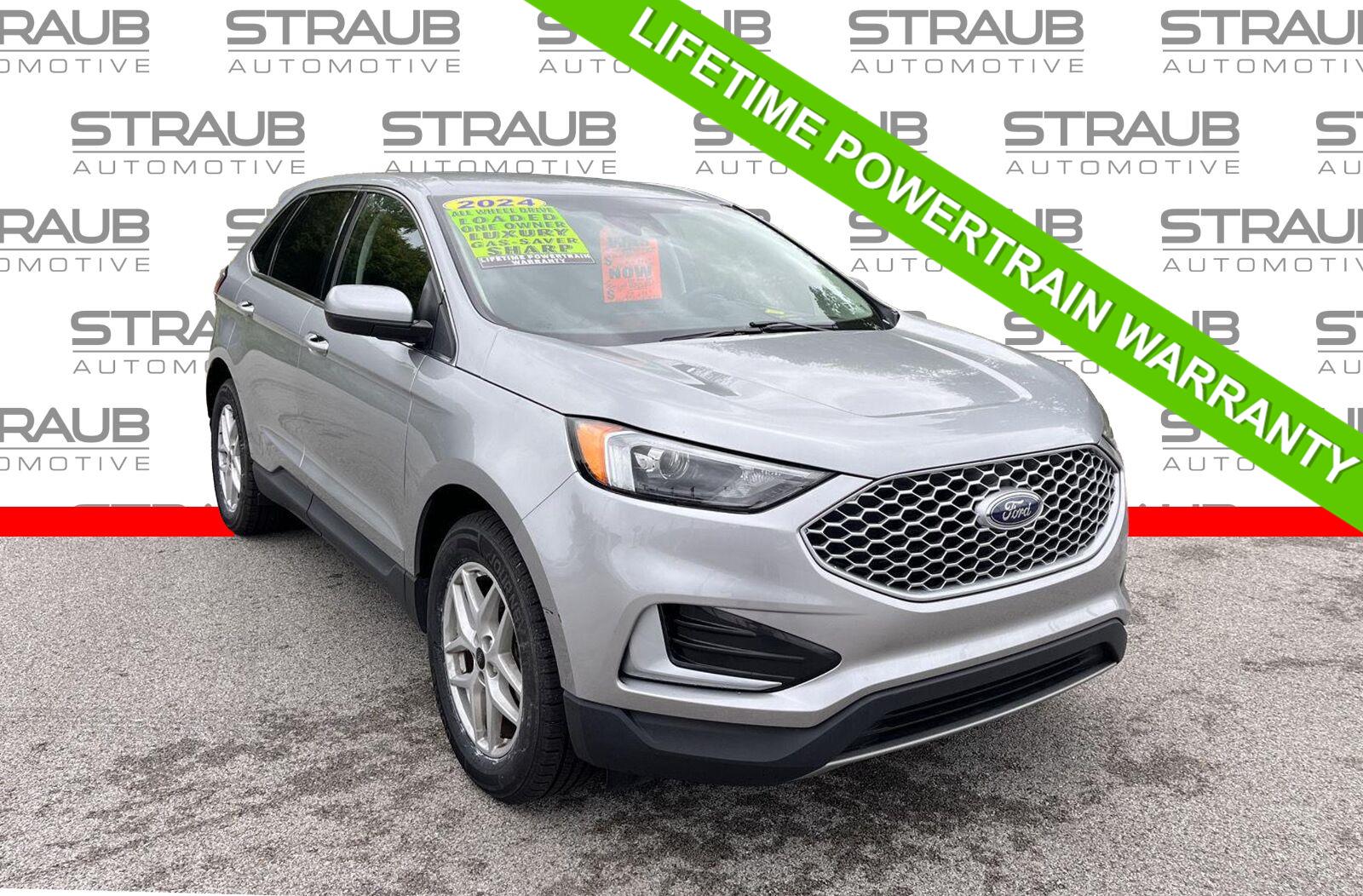Iconic Silver 2024 Ford Edge SUV / Crossover All-Wheel Drive 8-Speed Automatic