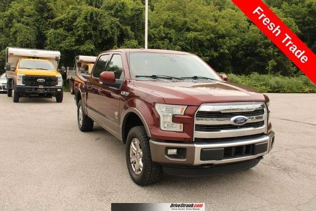 Bronze Fire/Caribou Metallic 2015 Ford F-150 Pickup Truck Four-Wheel Drive 6-Speed Automatic