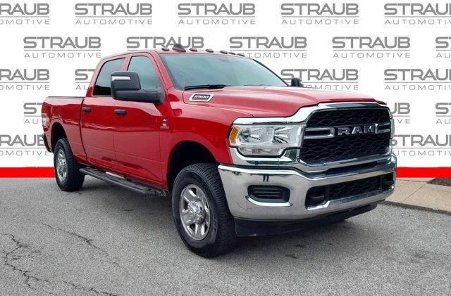 Flame Red Clearcoat 2024 RAM 2500 Pickup Truck Four-Wheel Drive 6-Speed Automatic